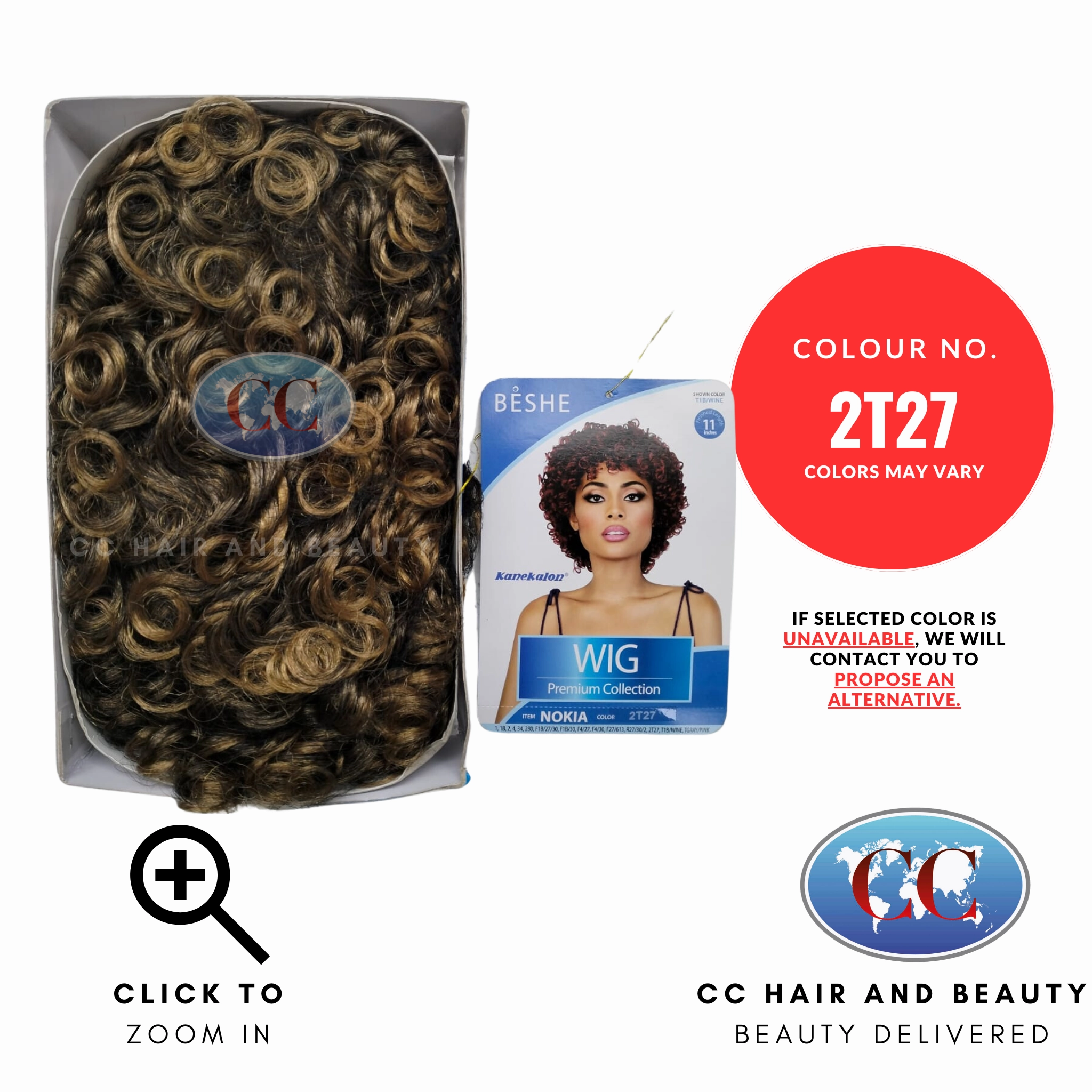 Beshe Afro Premium Collection Wig - Nokia