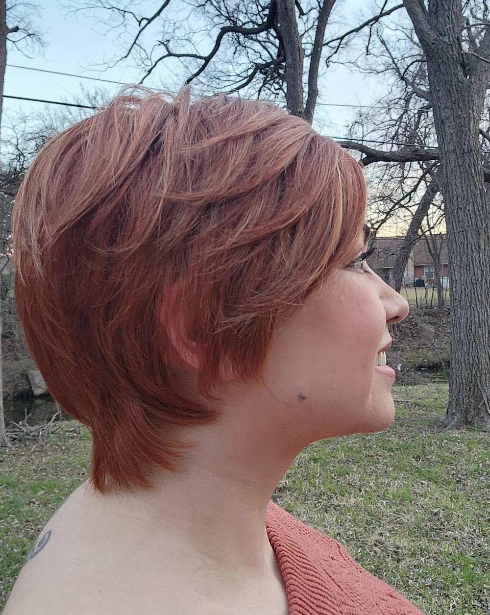 Billie Wig by Envy | Human Hair/Heat Friendly Synthetic Blend Hair | Average Cap