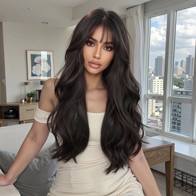 Black Blond Gradient Wig - MARKETPLACE