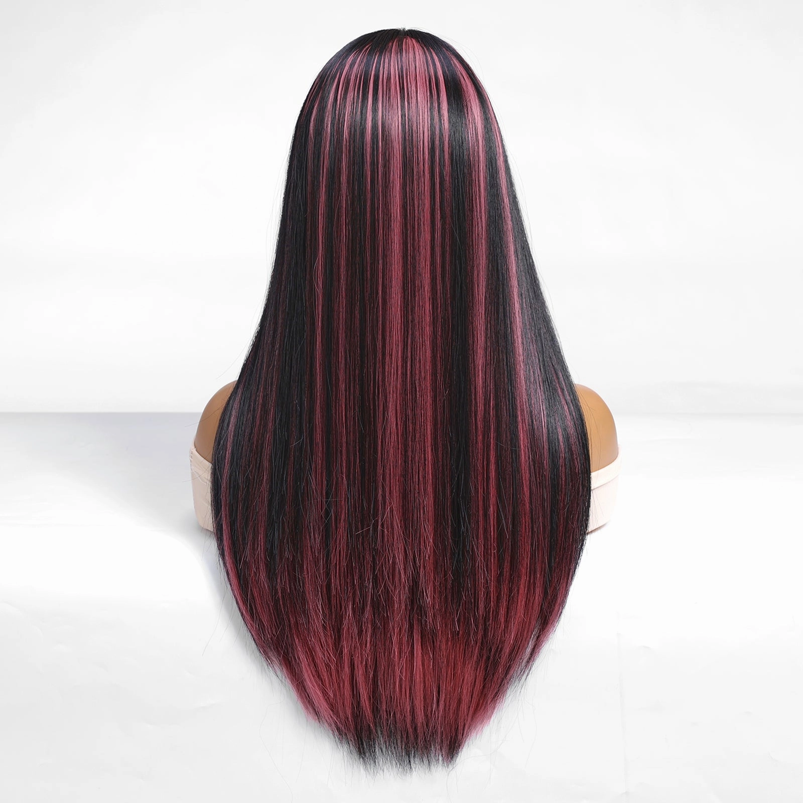 Black Highlight Pink Wig - MARKETPLACE