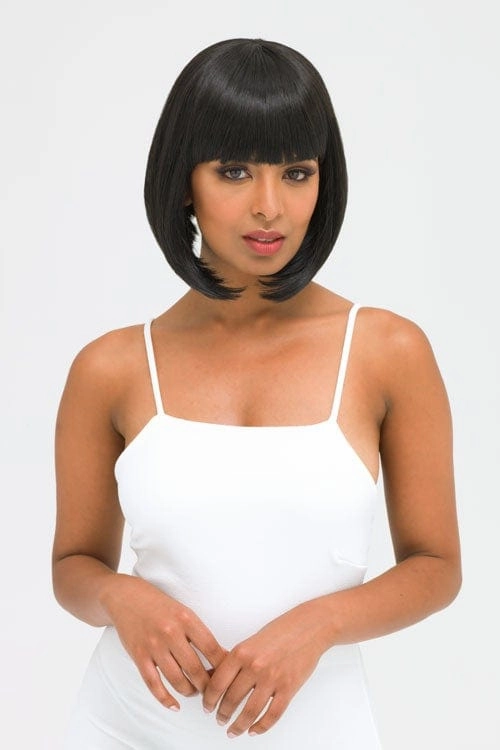 Black inverted bob wig: Chloe