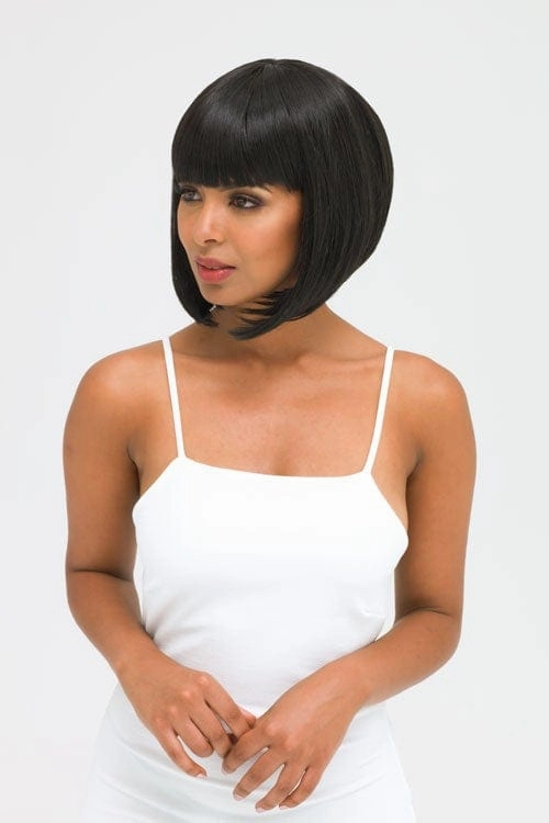 Black inverted bob wig: Chloe