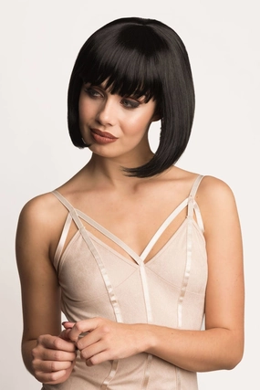 Black inverted bob wig: Chloe