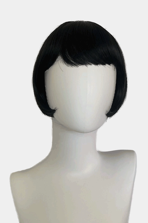 Black inverted bob wig: Chloe