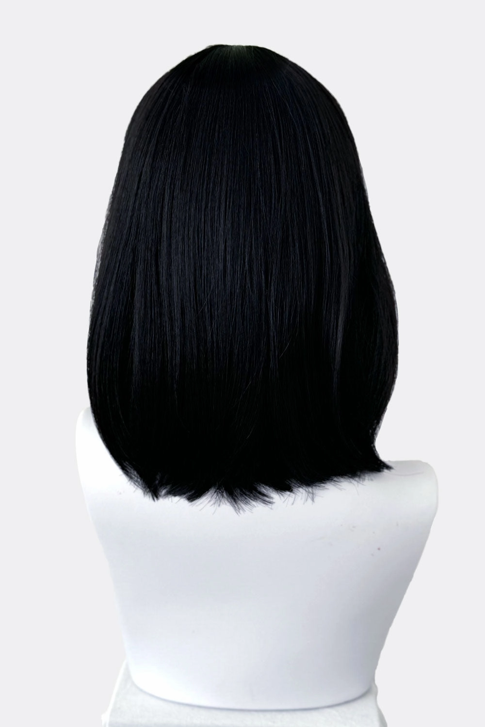 Black long bob wig, shoulder length: Evie