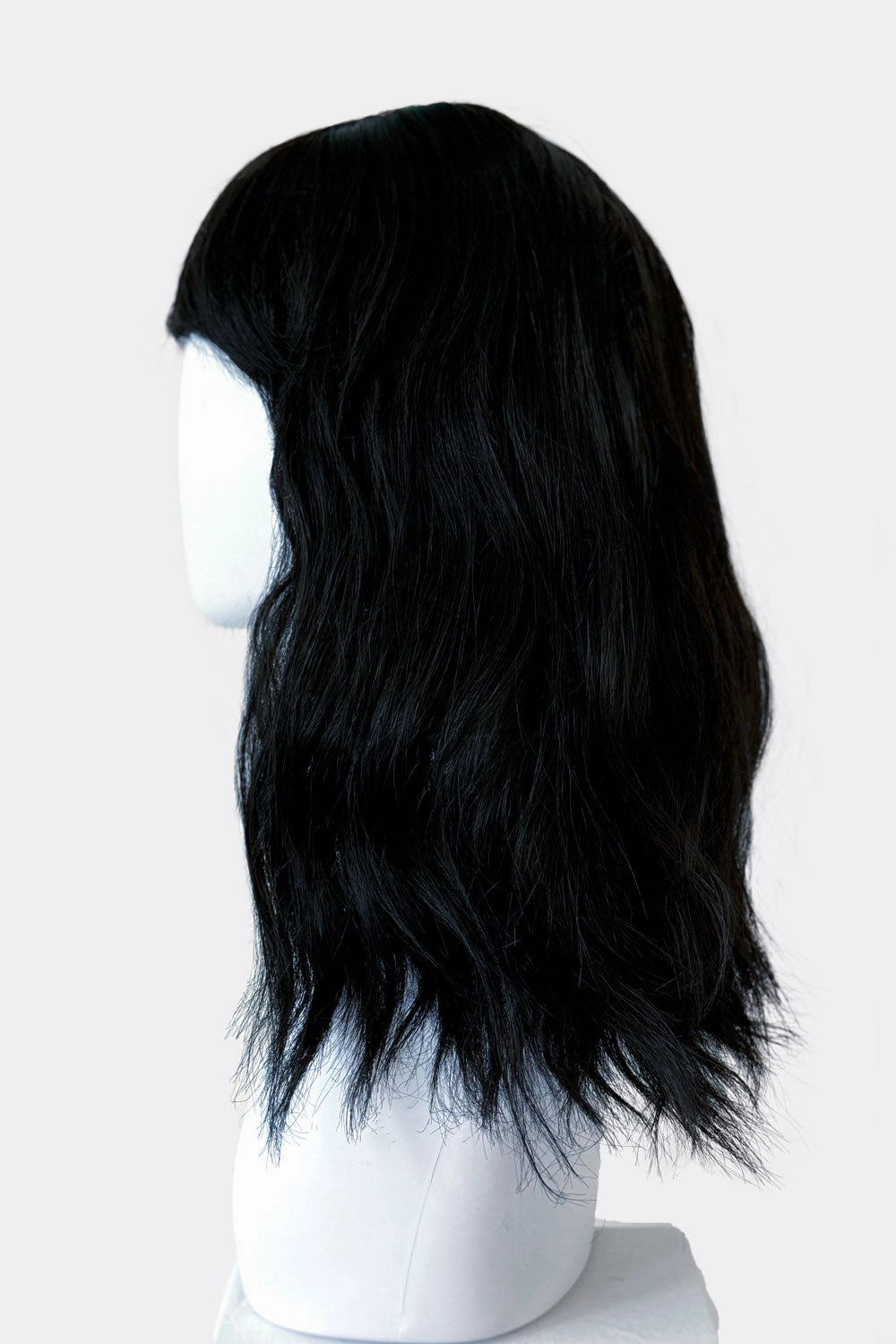 Black long wavy bob wig (lob): Sigrid