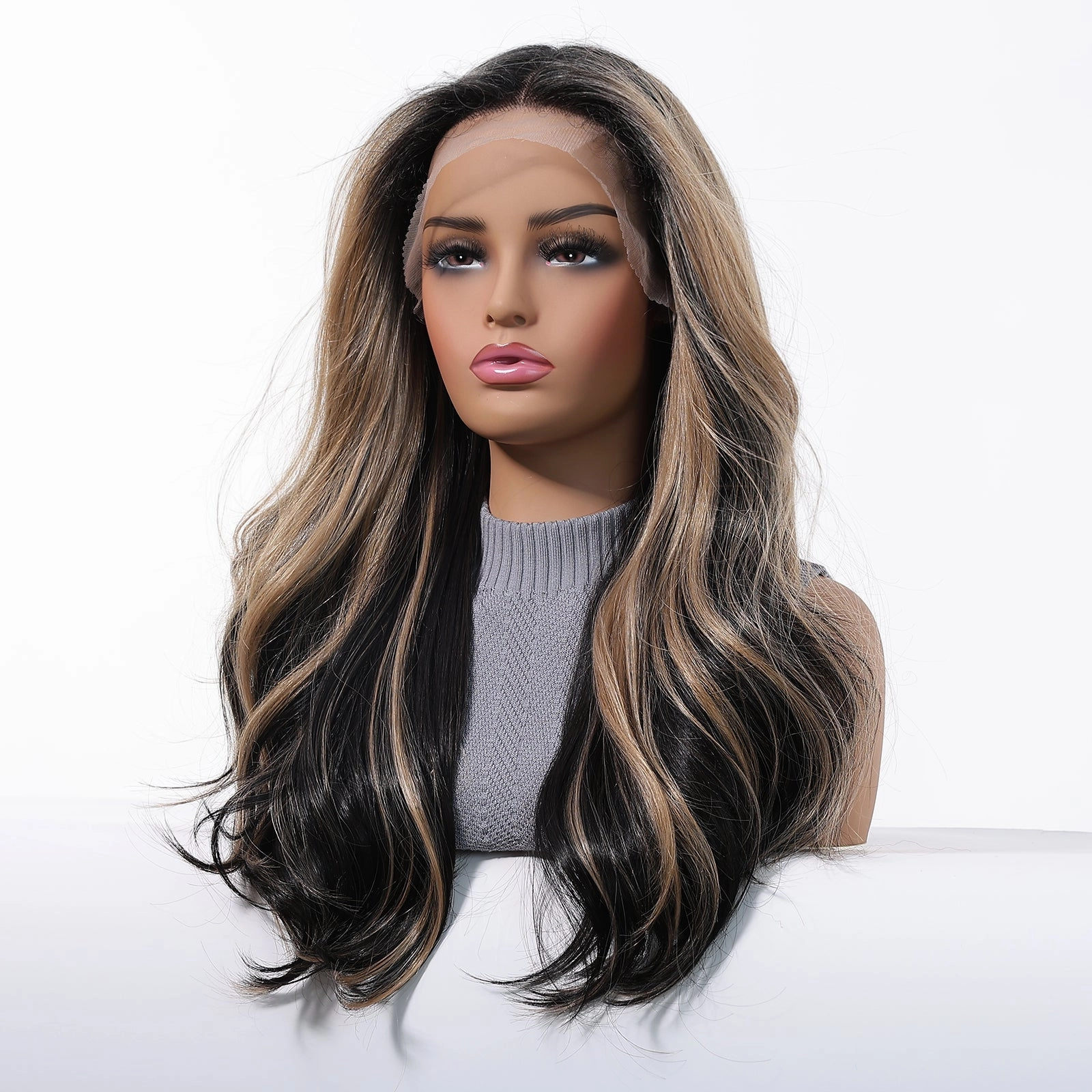 Blonde & Black 13x6 Lace Front Wig - MARKETPLACE