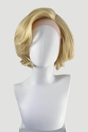 Blonde lacefront wig, pinup/vintage style, mid length, hollywood elegance: Norma Jeane