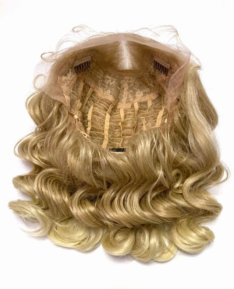 Blonde pinup wig, lace front: Irina
