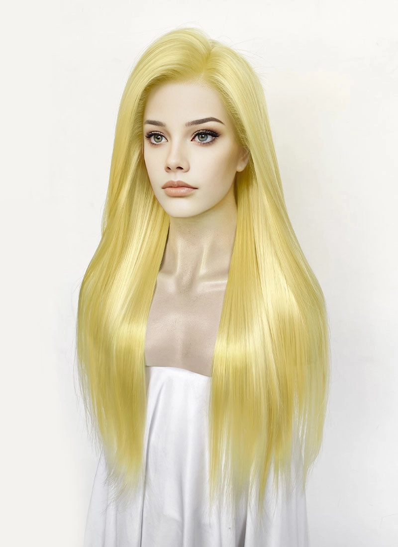 Blonde Straight Lace Front Synthetic Wig LW4058