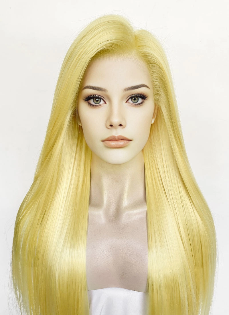Blonde Straight Lace Front Synthetic Wig LW4058