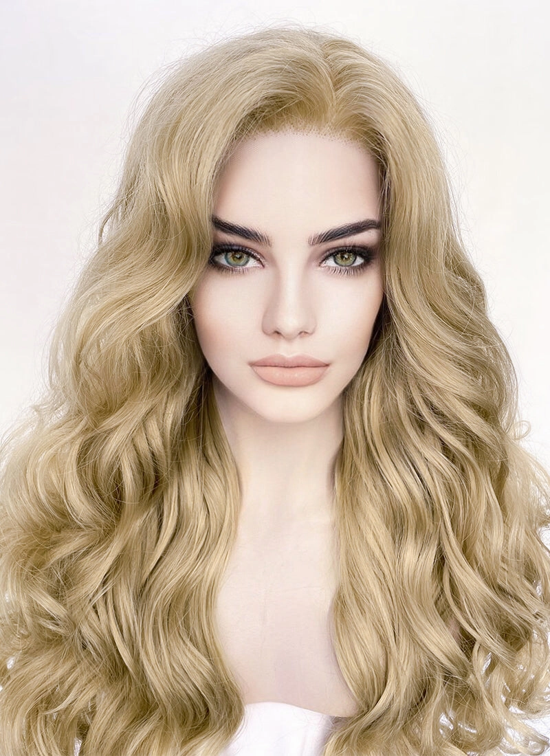 Blonde Wavy Lace Front Synthetic Wig LF5158