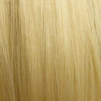 Blonde wig with big loose curls and sweeping fringe, extra long: Carly