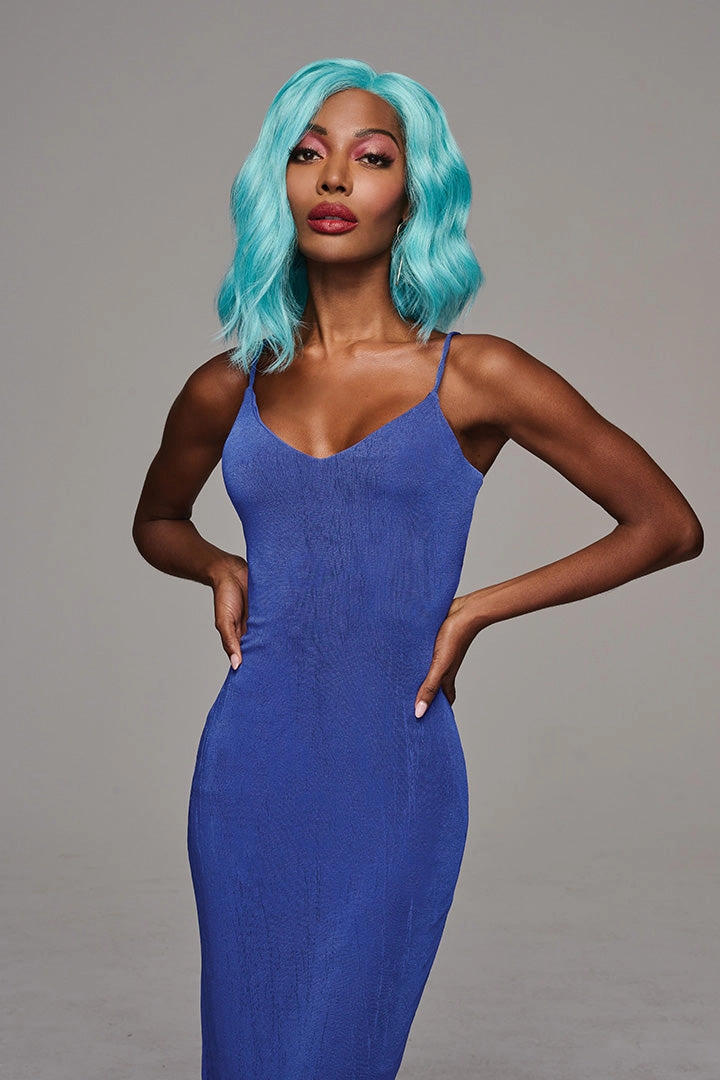 Blue Babe Wig by Hairdo | Heat Friendly Synthetic Hair | Average Cap