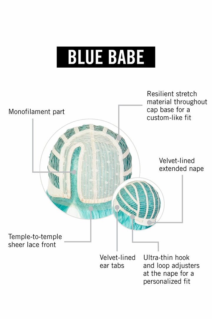 Blue Babe Wig by Hairdo | Heat Friendly Synthetic Hair | Average Cap