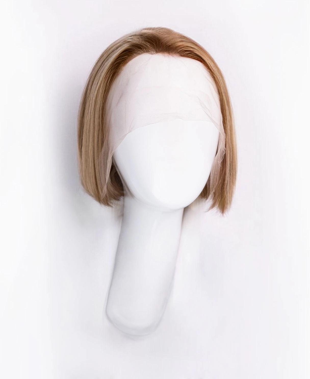 bob human wig - 10" blonde highlights.