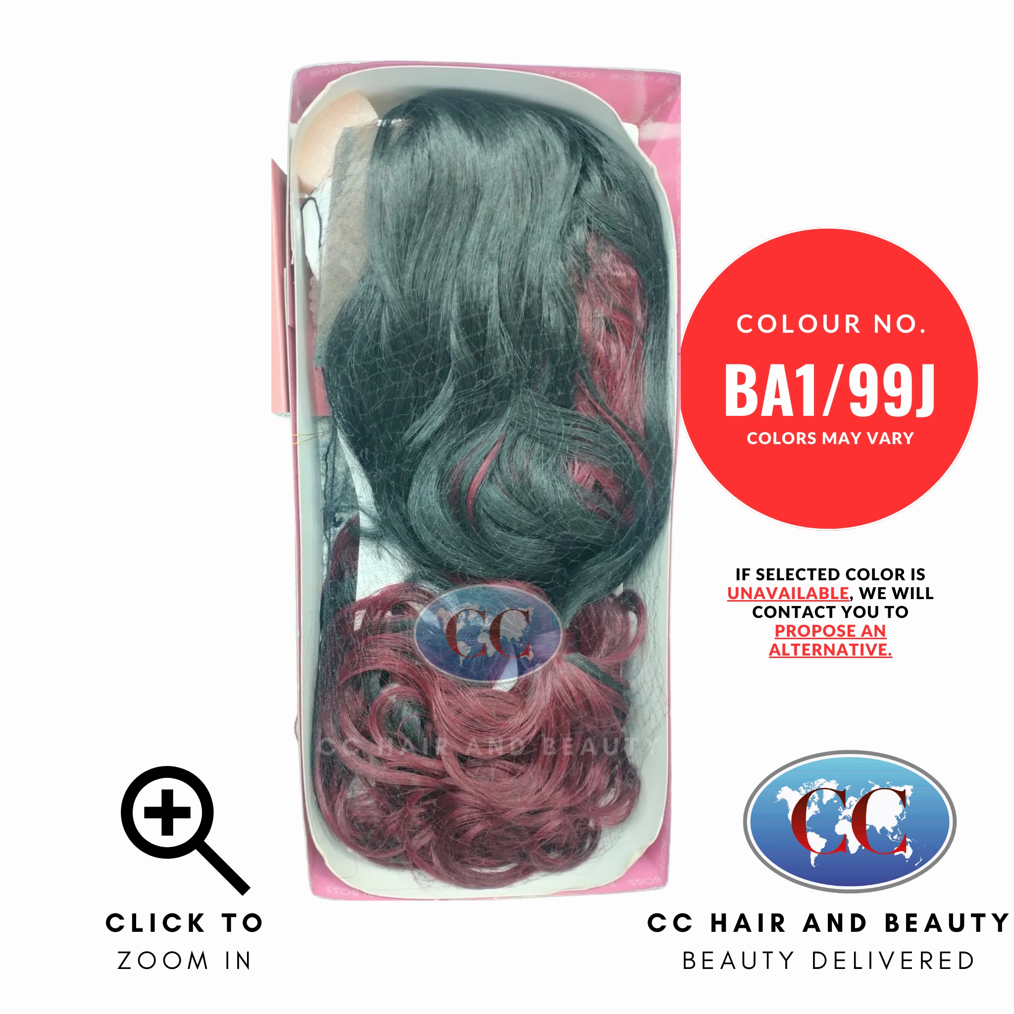 Bobbi Boss Synthetic Lace Front Wig - MLF54 BARBIE PINK