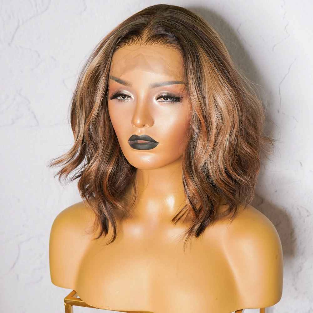BOBBY Ombre Brown Lace Front Wig
