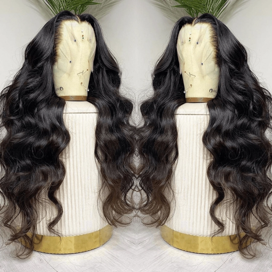 Body Wave 13x4 HD Transparent Lace Front Wig Real Human Hair Wig Natural Hairline With Baby Hair-Geeta Hair
