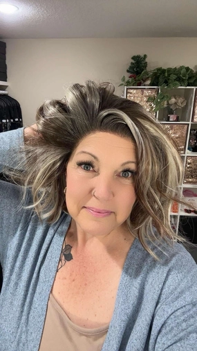Brenda Collection-Abby Brown and Blonde Highlight Bob lace Front wig 13*3 -K111-2429