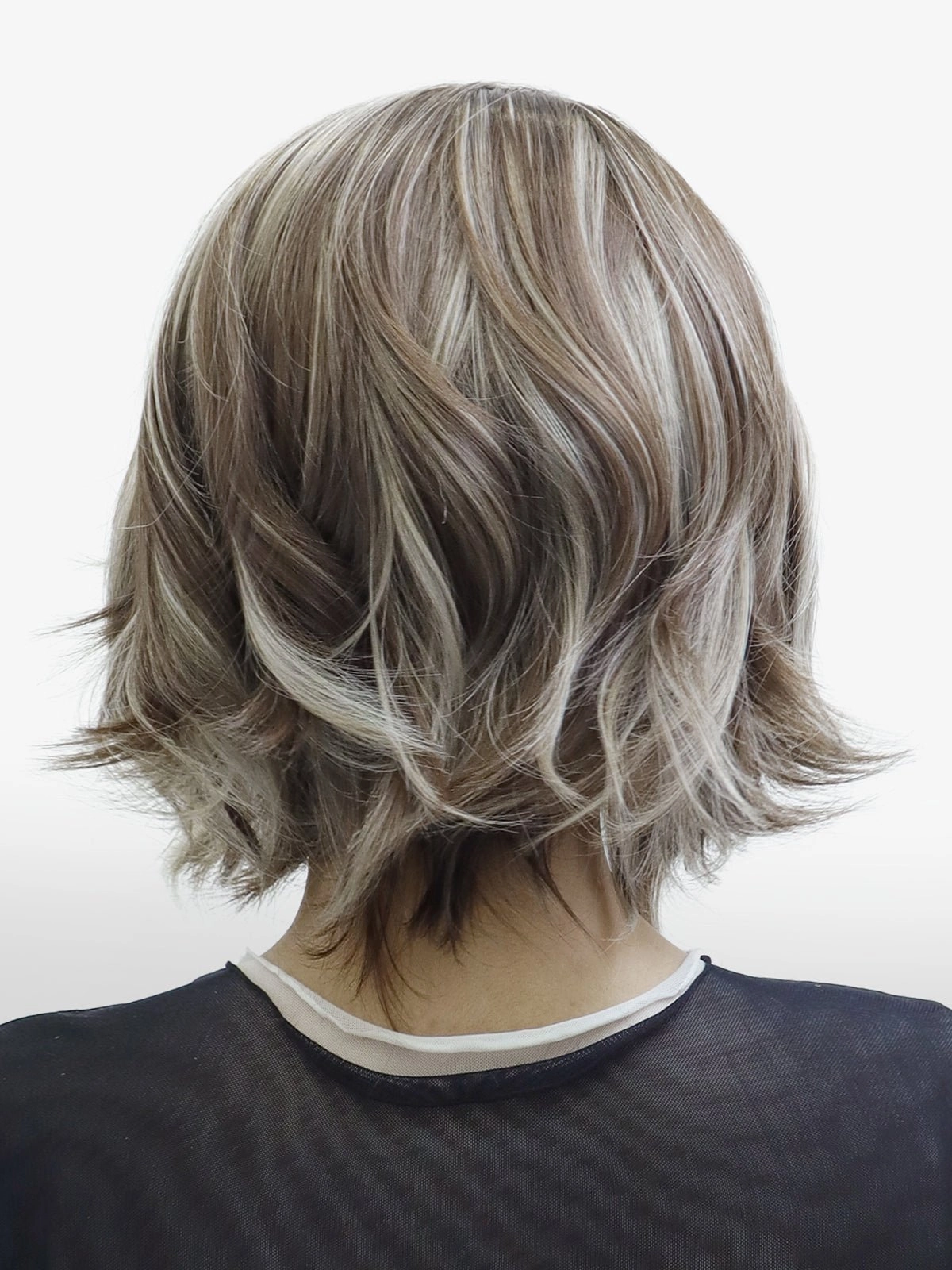 Brenda Collection-Abby Brown and Blonde Highlight Bob lace Front wig 13*3 -K111-2429
