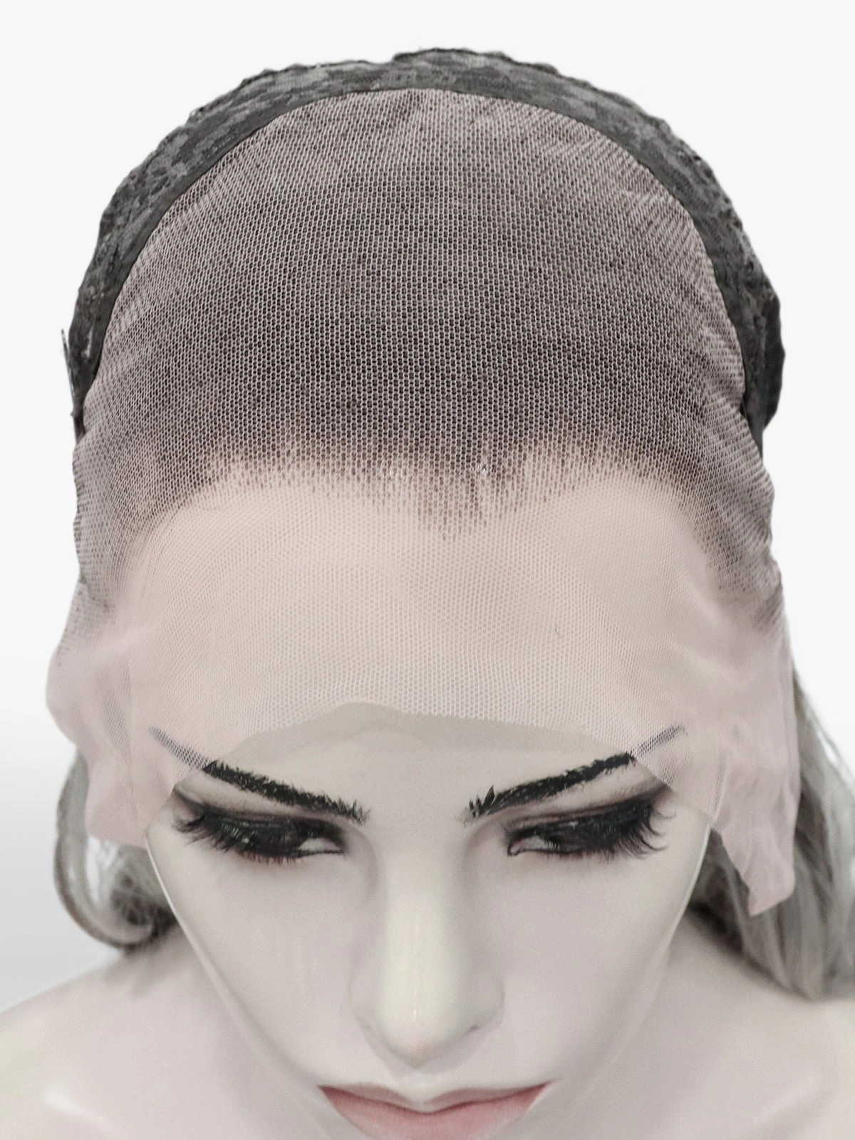 Brenda Collection-Elena-New Ash Blonde with soft rooting Curly 26inches 13*4 Free Parting lace Front wig