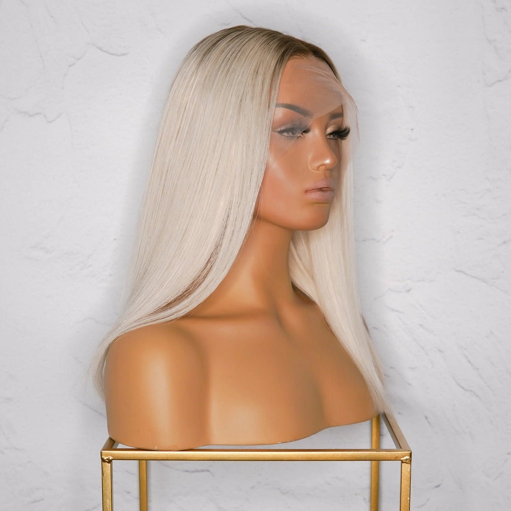 BRONTE Blonde Human Hair Lace Front Wig