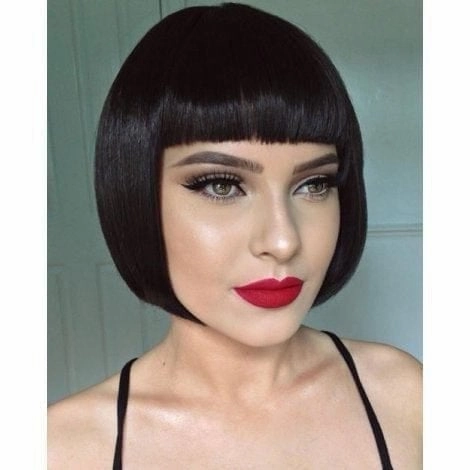 Brown bob wig, chic and stylish: Honour