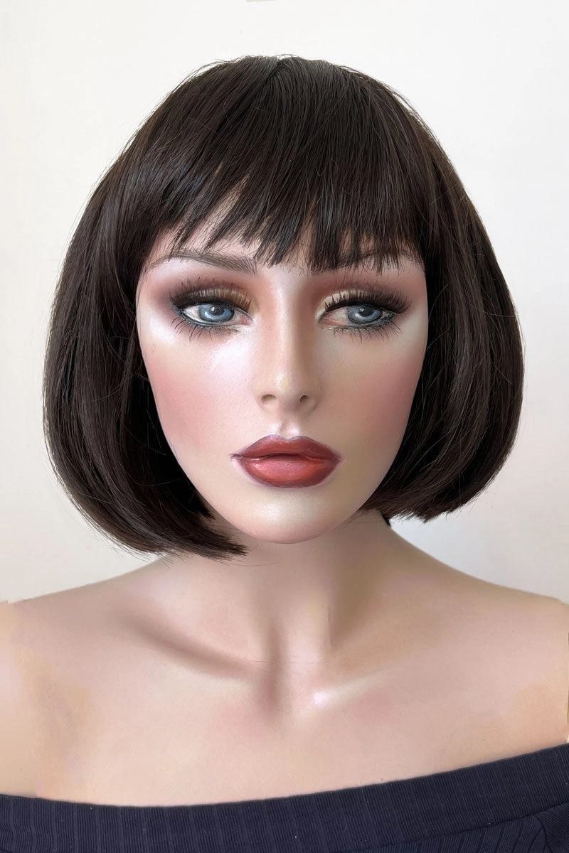 Brown bob wig, chic and stylish: Honour
