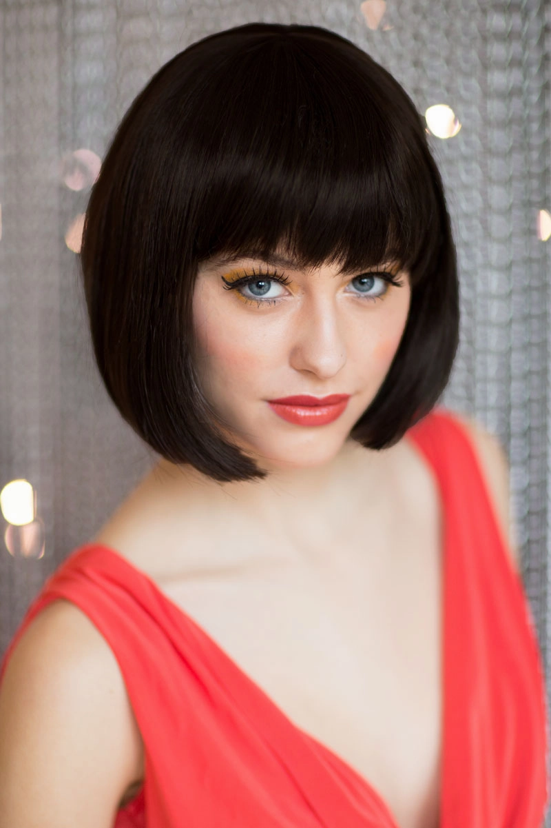 Brown bob wig, chic and stylish: Honour