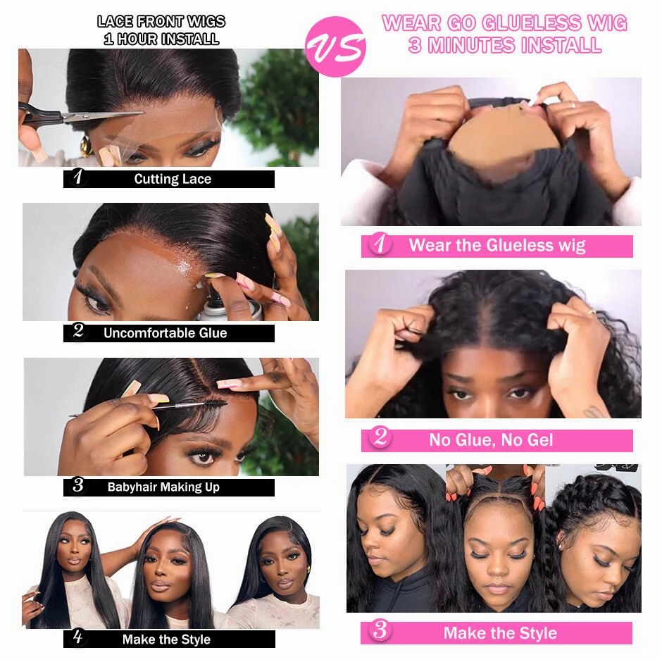 Brown Hair Bob Wig Body Wave Hair HD Lace Wig Highlight Blonde Glueless Pre Plucked Human Hair Wigs