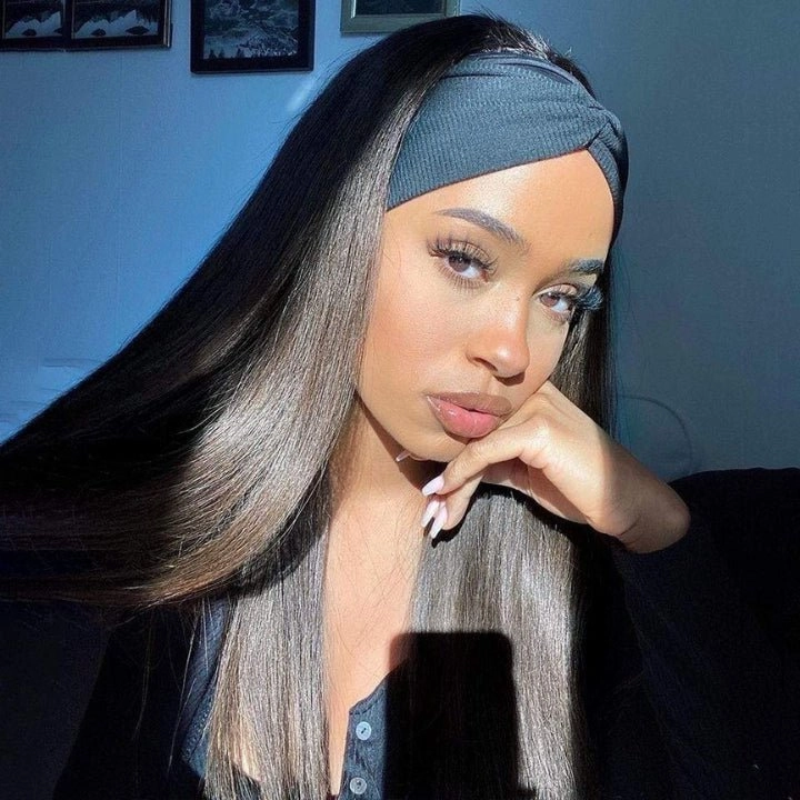 Buy 1 Get 1 Free: Affordable & Beginner Friendly Long Straight Hair Headband Wigs - Flash Sale