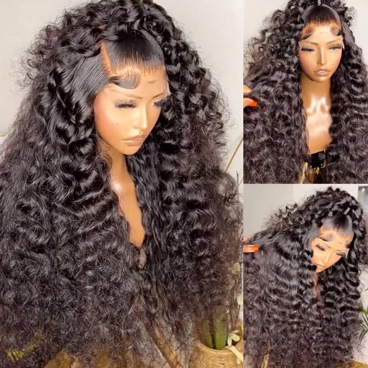 Buy 1 Get 1 Free: Glueless Loose Deep Wave 13x6 Transparent HD Lace Front Wigs- Flash Sale