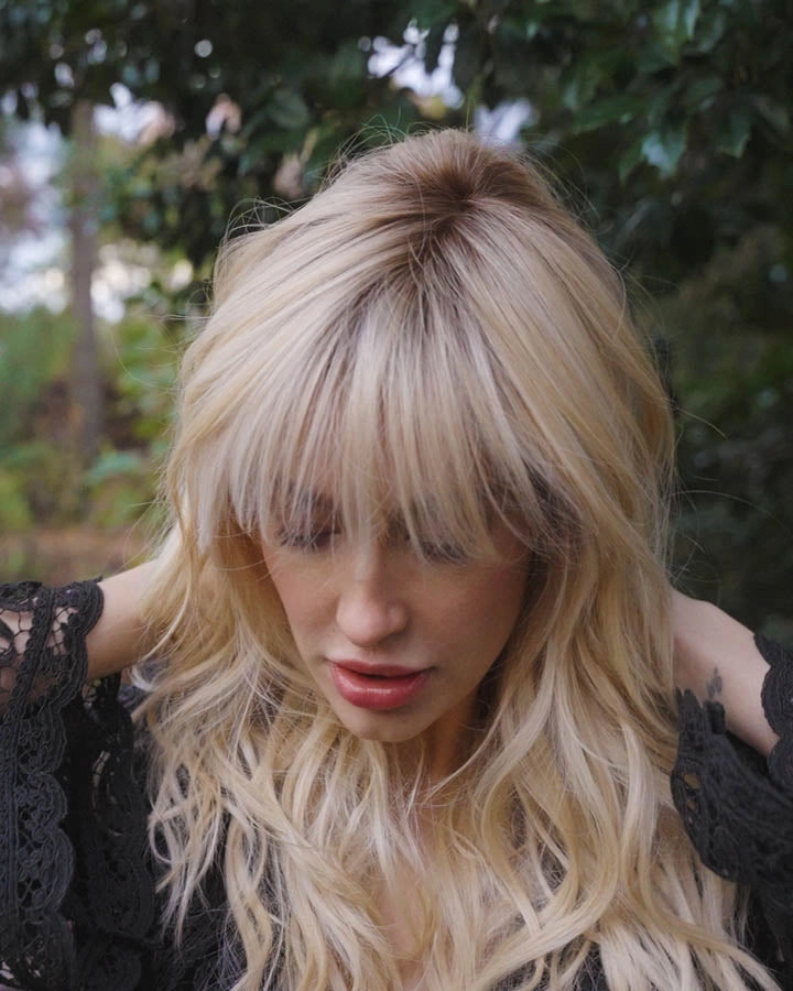 California Beach Waves Wig by TressAllure | Heat Friendly Synthetic Hair | Average Cap