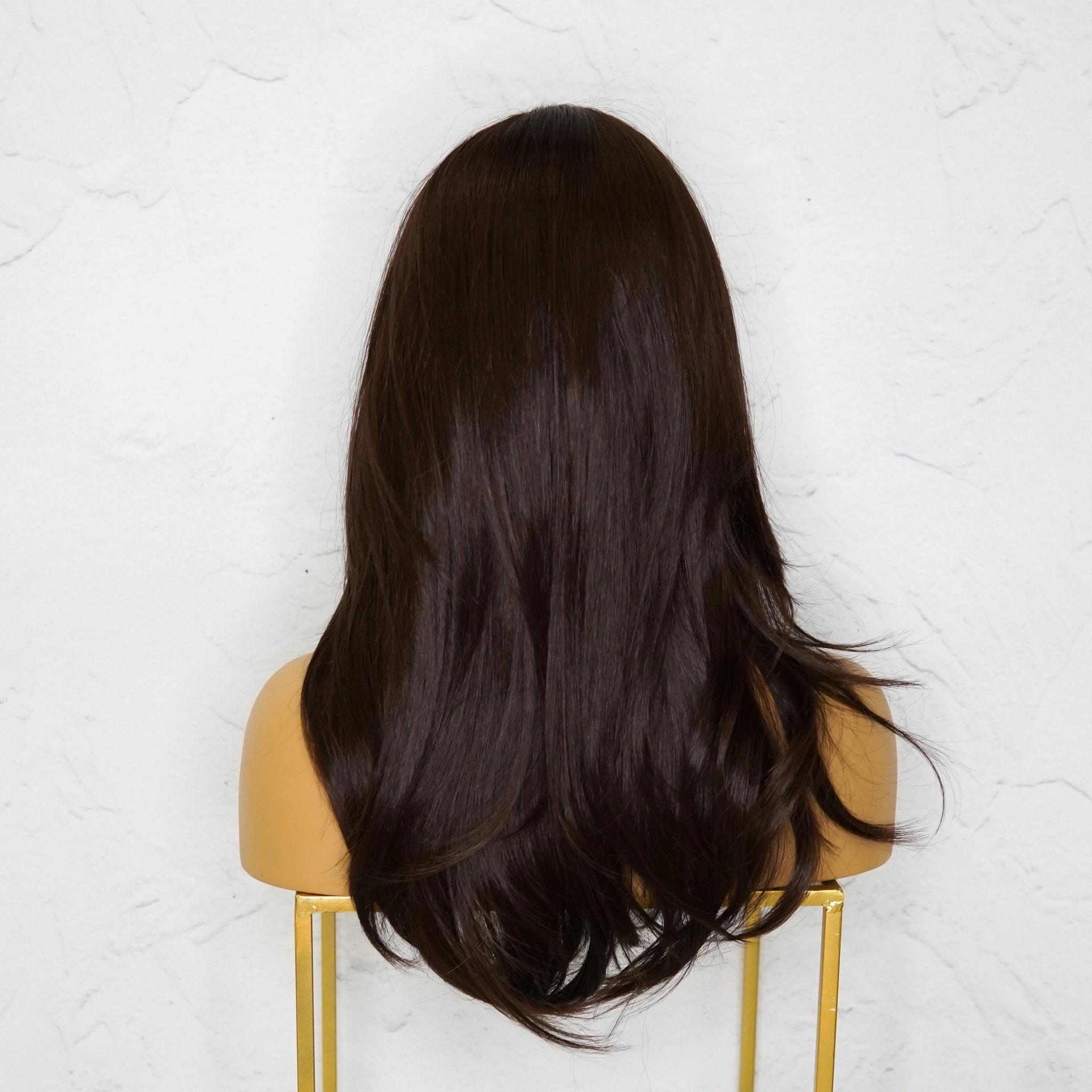 CANDICE Dark Brown Lace Front Wig