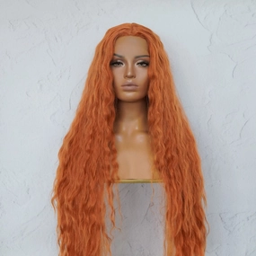 CARDI 40" Auburn Lace Front Wig