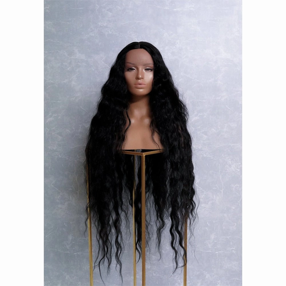 CARDI 40" Black Lace Front Wig