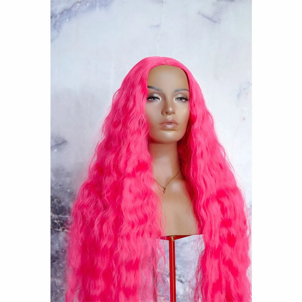 CARDI 40" Neon Pink Lace Front Wig