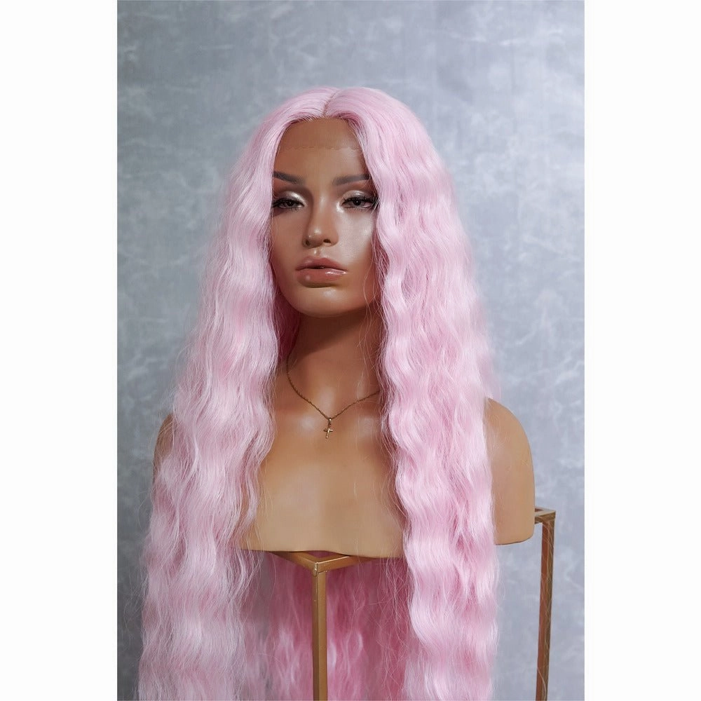 CARDI 40" Pink Lace Front Wig