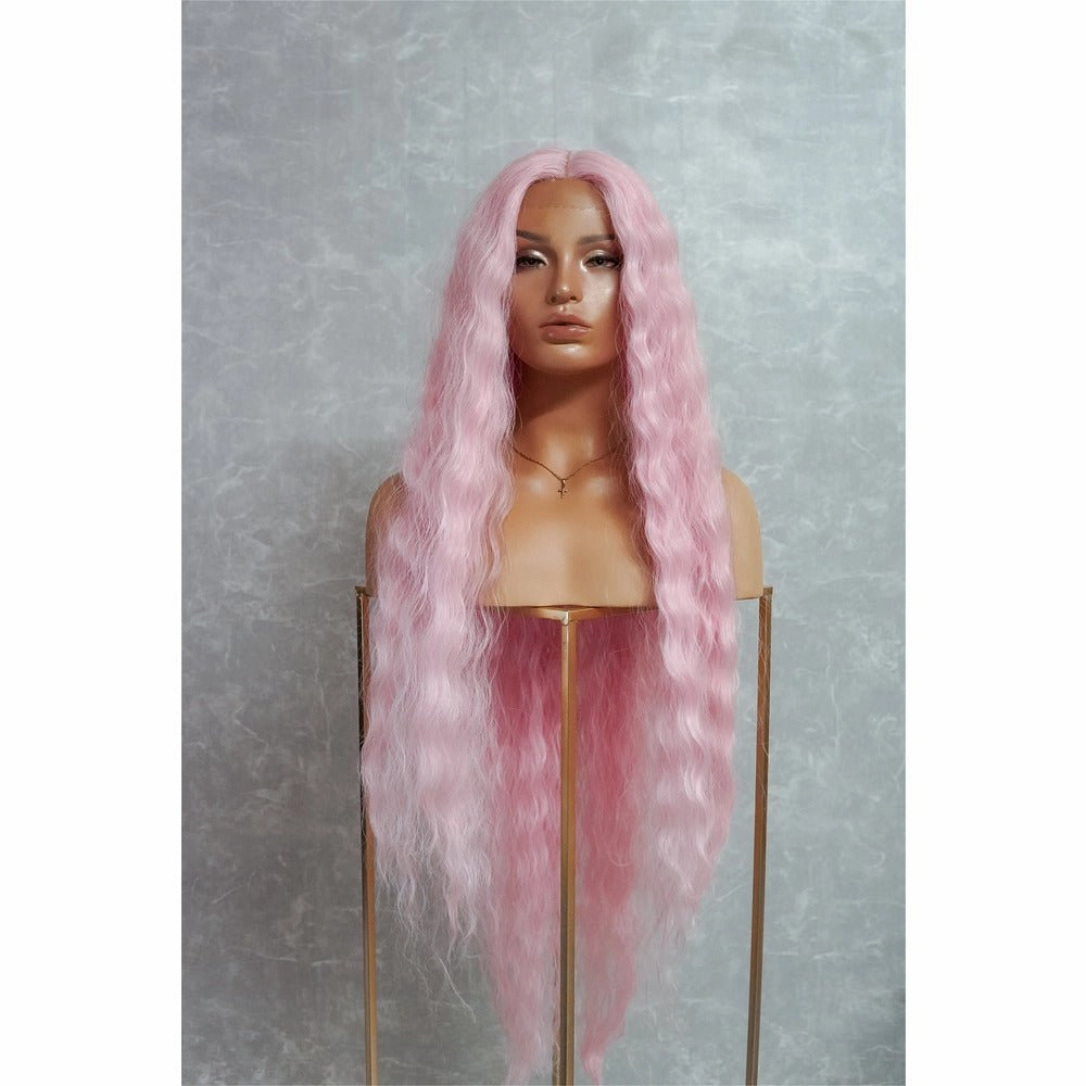 CARDI 40" Pink Lace Front Wig