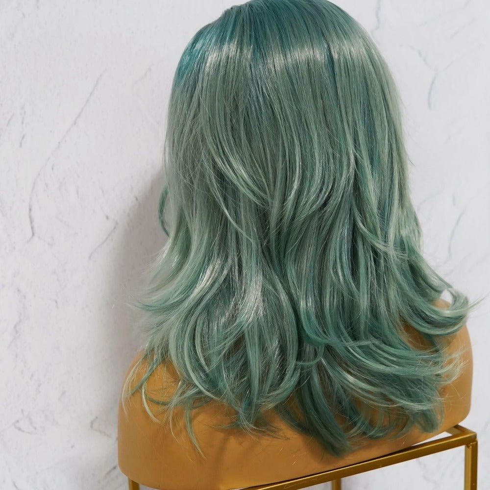 CAROLINE Ombre Blue Lace Front Wig