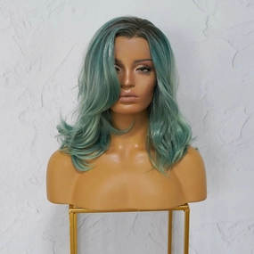 CAROLINE Ombre Blue Lace Front Wig
