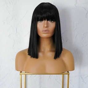 CASSIE Black Fringe Wig