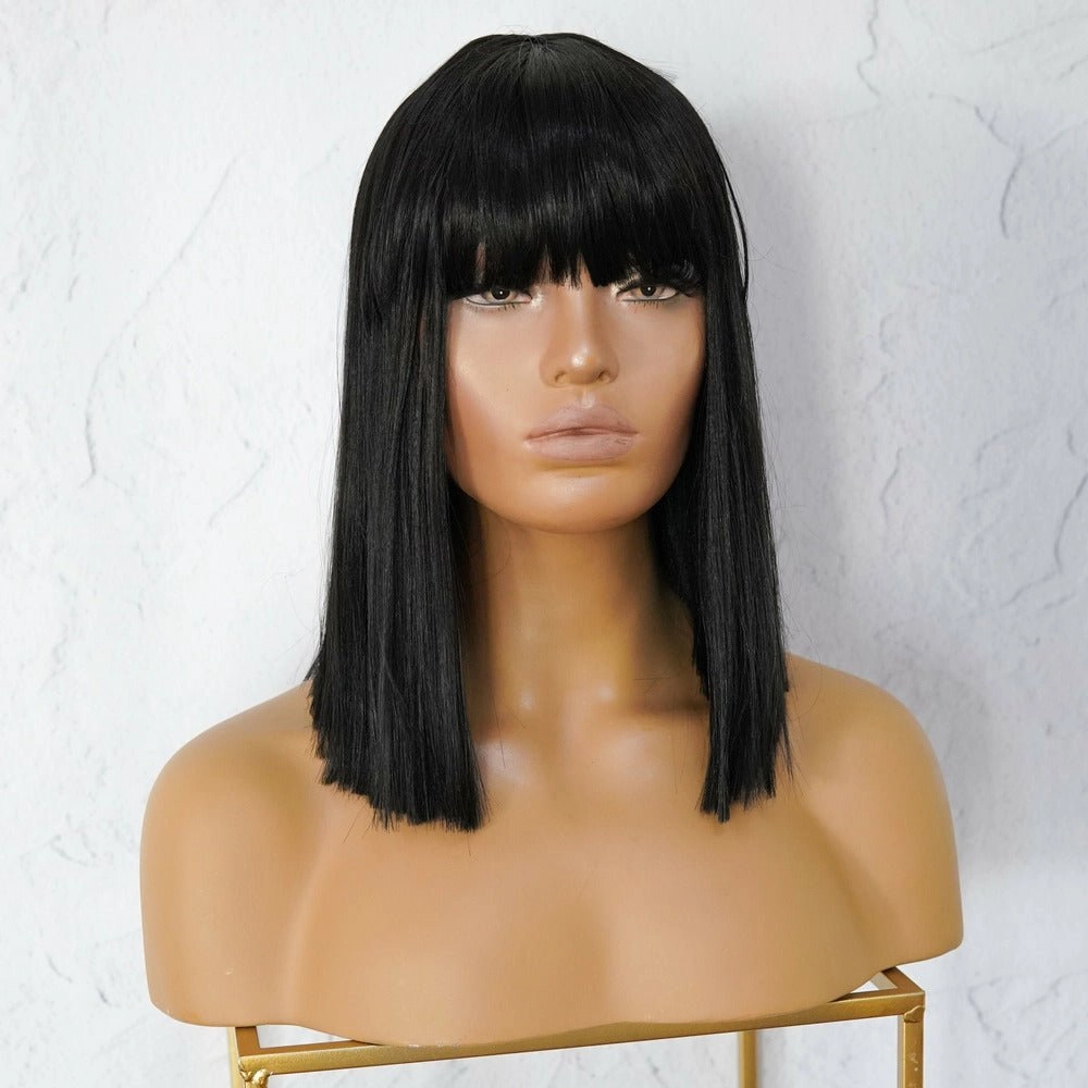 CASSIE Black Fringe Wig