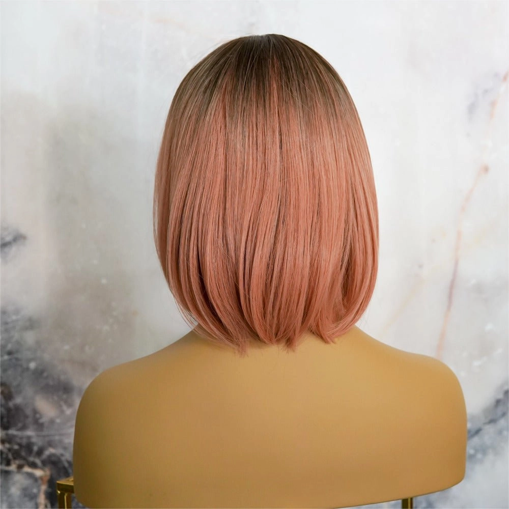 CHANEL Pink Ombre Fringe Wig