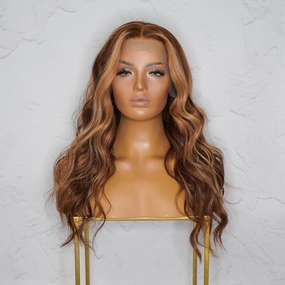 CHARLIE Brown Human Hair Lace Front Wig