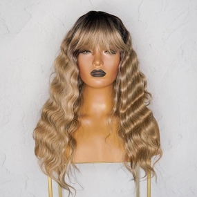 CHELSEA Ombre Ash Fringe Wig
