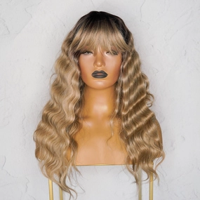 CHELSEA Ombre Ash Fringe Wig