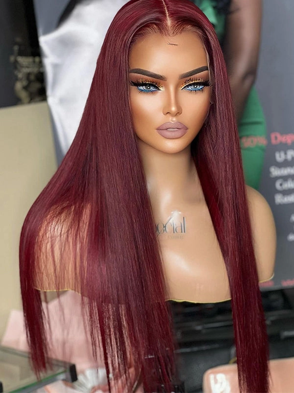 Chinalacewig 50% Off Limited 1 Piece For Natural Color& Burgundy Color 99j Wavy& Curly& Bob Wig 100% Virgin Human Hair Wig For Black Women WH02