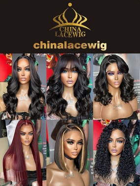 Chinalacewig 50% Off Limited 1 Piece For Natural Color& Burgundy Color 99j Wavy& Curly& Bob Wig 100% Virgin Human Hair Wig For Black Women WH02